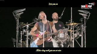 [Vietsub+Kara] [Live] Yellow - Coldplay