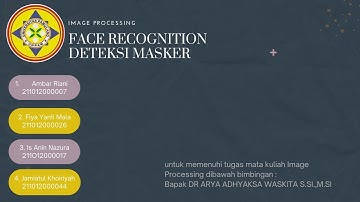 Face Mask Detection menggunakan Open CV (Tugas Image Processing)
