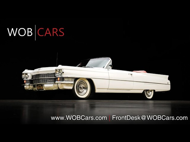 Walk Around this 1963 Cadillac Series 62 Convertible! | WOB Cars