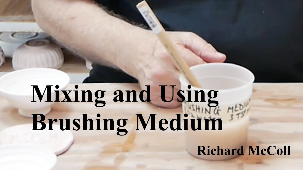 Brushing Medium for Ceramics YouTube