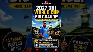 The 2027 ICC Cricket World Cup is set to feature 14 teams. #cricket #iccworldcup #cricketnews #icc