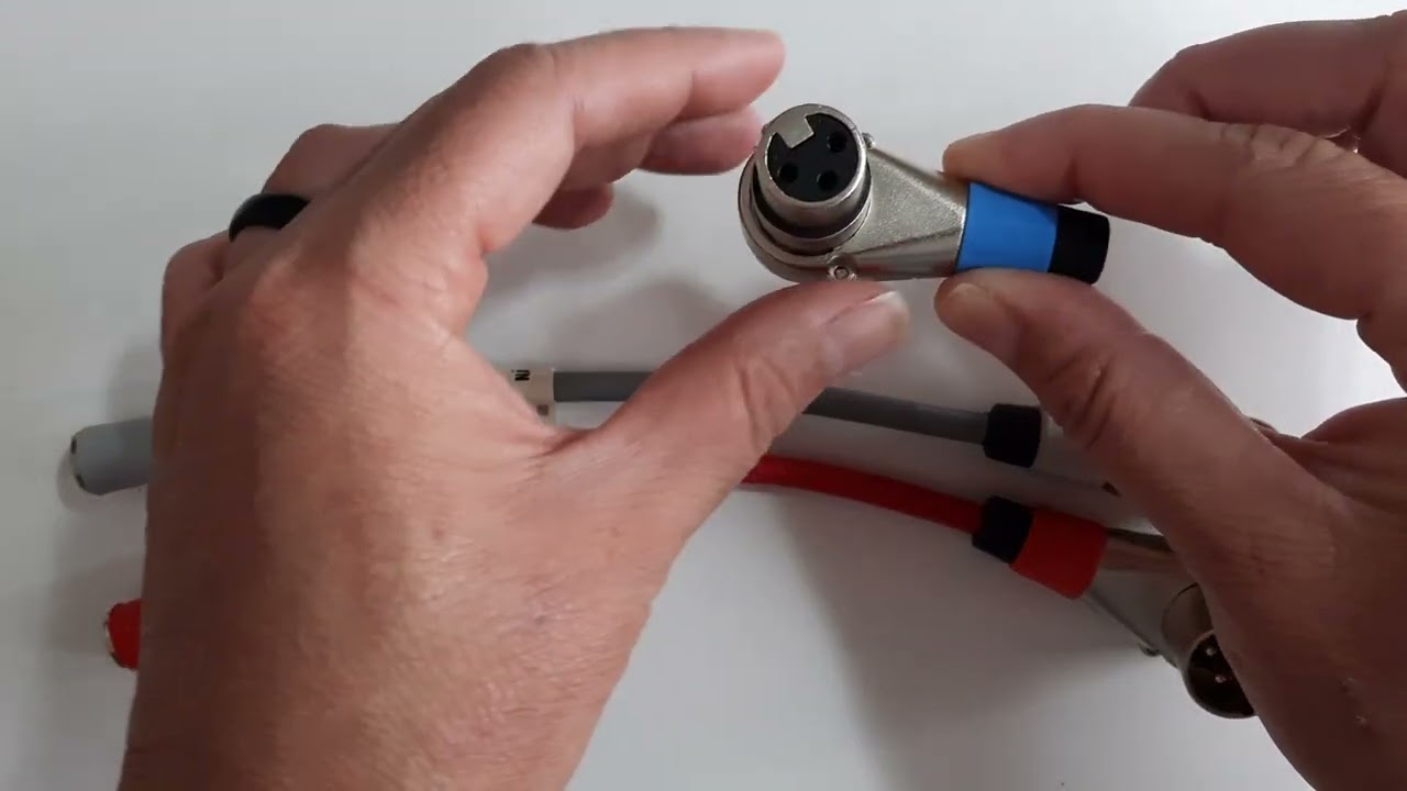 Adaptador Xlr Canon 90 graus P10 femea multicabo/ microfone