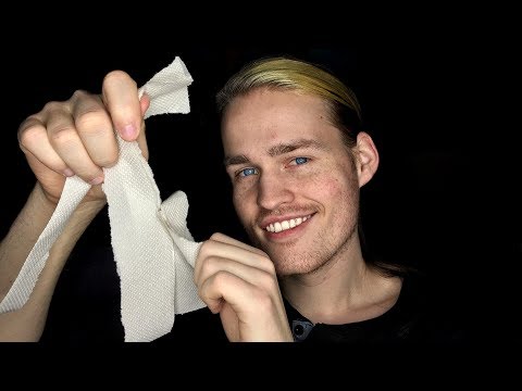 ASMR - Ripping, Ruffling & Stroking Paper + Whispering