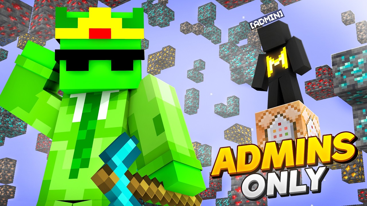 Secretly X-Raying on an Admin's Only Minecraft Server…