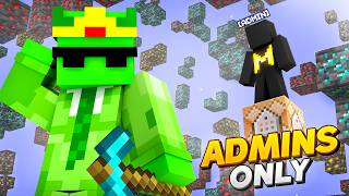 Secretly X-Raying on an Admin's Only Minecraft Server…