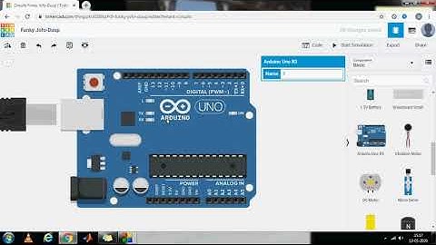 Arduino Basic Programming in tinkercad