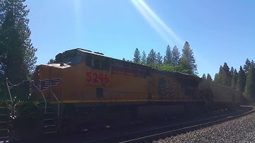 The First Mega Train i Caught on Donner Pass in 20yrs July 13th 2019 Real Rails Donner Pass
