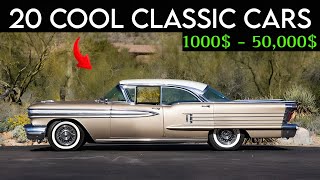 Most Powerful Drivers:20 Classic Cars For Sale Under $10,000!