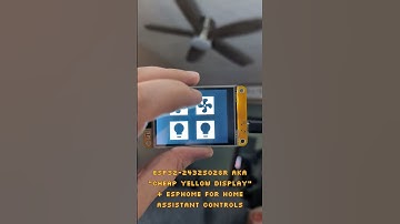 The ESP32 "Cheap Yellow Display" makes for a great Home Assistant controller #esphome #homeassistant