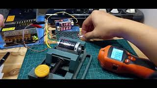 TAMIYA TORQUE TUNED #54358 KR12044 Mabuchi RS-540 Test at 1.5A get 7000rpm - 7.2V Maximum 10A