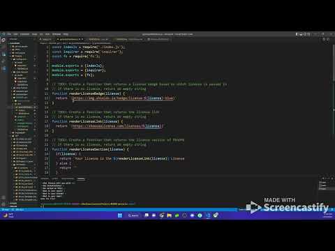 How to make a README Generator - UCF Bootcamp