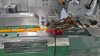 Pillow Packing Machine for European Products Instant Noodles Candy Bread Chocolate Packaging