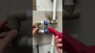 How to Fix PVC Pipe Leakage with Simple Trick | DIY Plumbing Hack #ideas #shorts #pipe