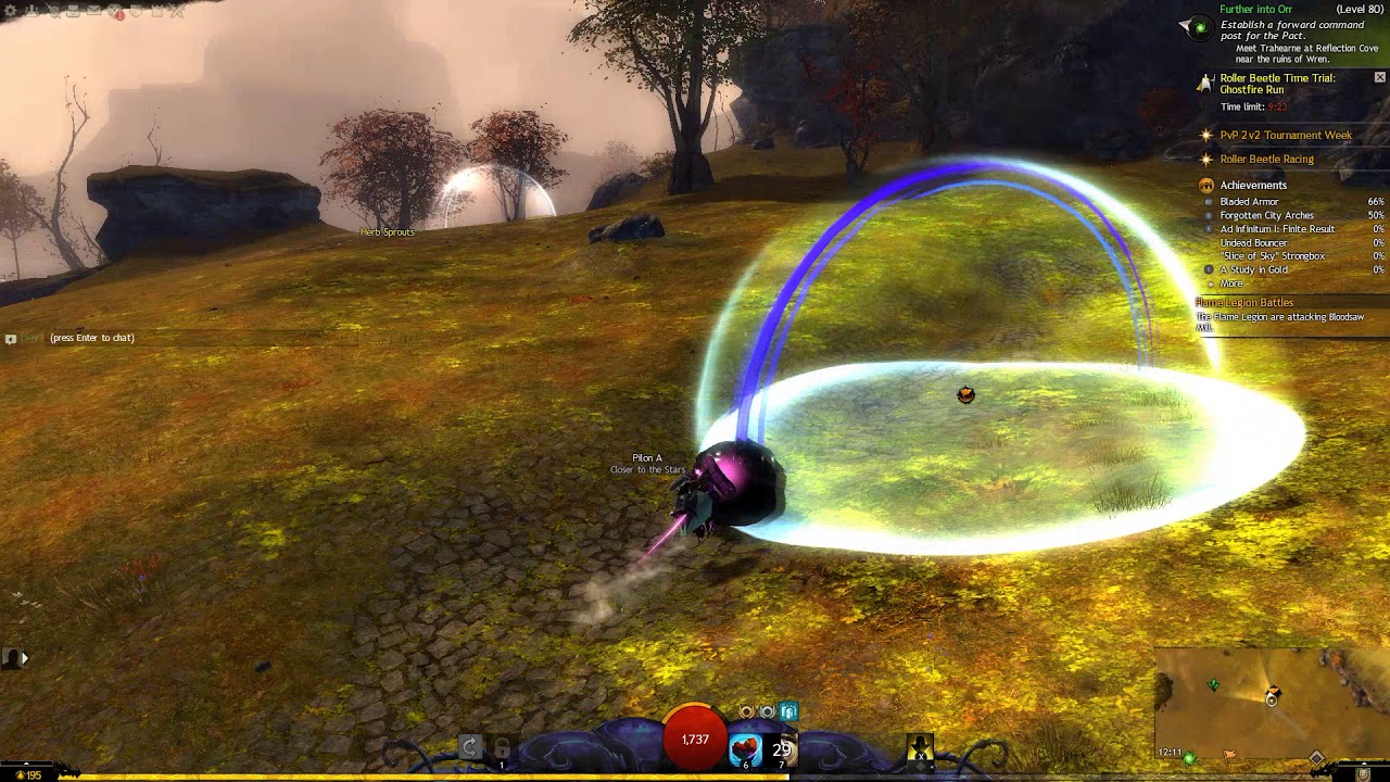 GW2 Diessa Plateau gold beetle run
