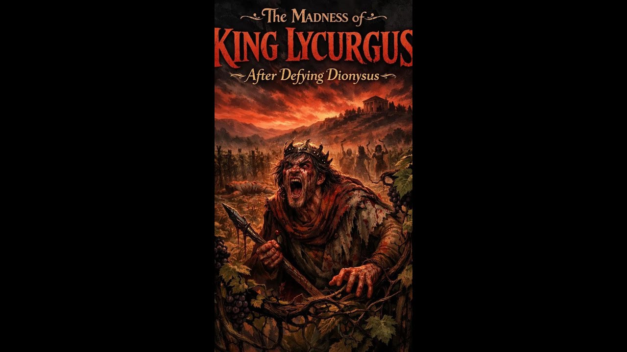 The Madness of King Lycurgus After Defying Dionysus 