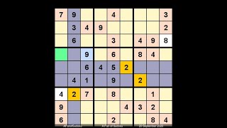 How to Solve Washington Post Sudoku L5 September 20, 2020