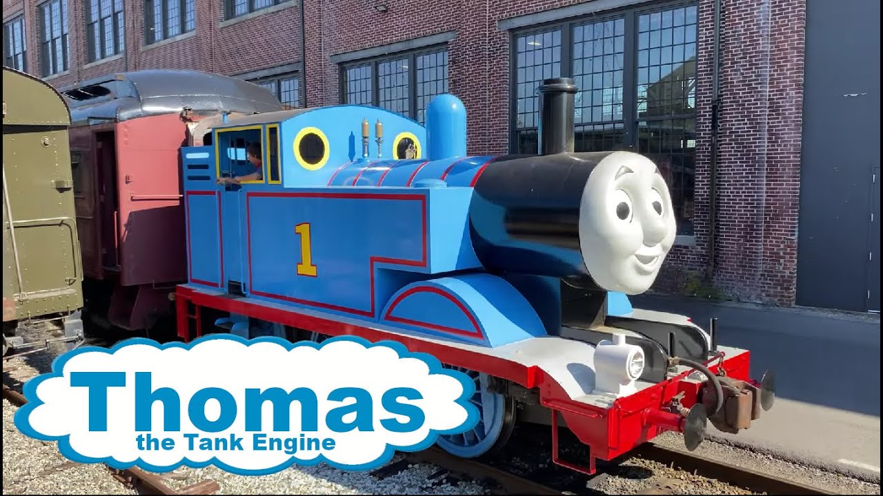 Museum Thomas backing up at the NC Transport Museum in Spencer, NC