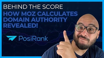 How does MOZ calculate the Domain Authority?