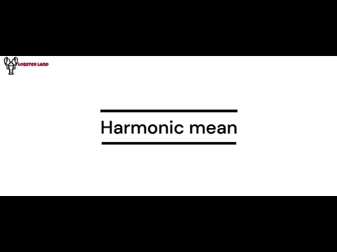 Harmonic mean