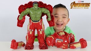 HULK OUT Hulkbuster Avengers Infinity War Toys Unboxing Fun With Ckn