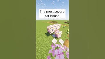 Cat house Minecraft Tutorial #shorts #minecraft