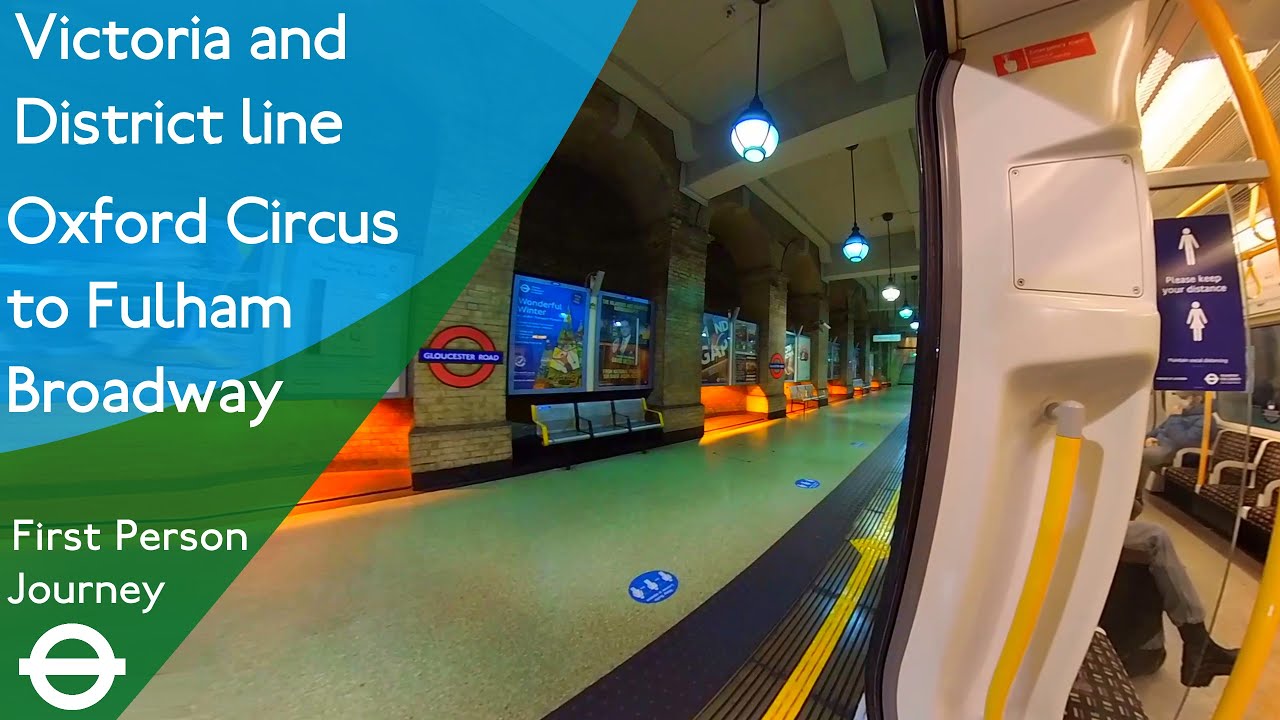 London Underground First Person Journey - Oxford Circus to Fulham Broadway via Victoria