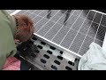Van Conversion - Fitting Solar Panels in the Relentless Rain