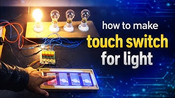Homemade Touch Switch 🔥 | Light & Fan ON OFF #TouchSwitch#DIYElectronics#HomemadeElectronics