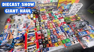 HUGE 150+ Car Diecast Show Haul - Vintage Tomica, Yatming, Matchbox, Hot Wheels, Majorette & More