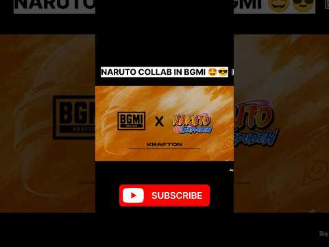 Naruto Collab in BGMI #pubgmobile #pubg #bgmi #naruto #anime #trendingshorts #shorts #shortsfeed