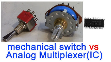 mechanical vs analog electronic switch multiplexer. another application for tube amplifiers