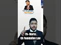 70+ Marks in CA Foundation Law | CA Supreet Agrawal | CA Nandini Agrawal | CA Foundation 2026