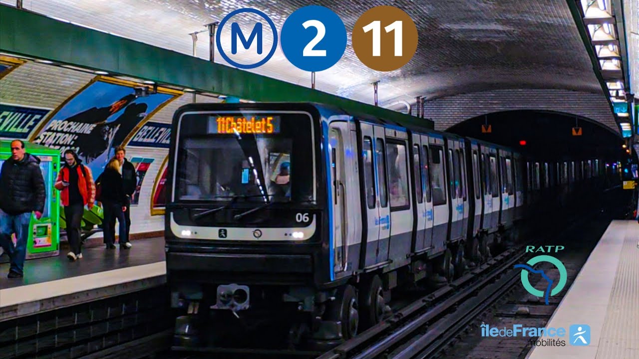 Belleville – Correspondances lignes 2 et 11 du Métro Parisien