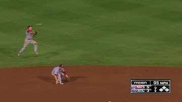 WSH@ATL: Turner makes backhanded stop, strong throw