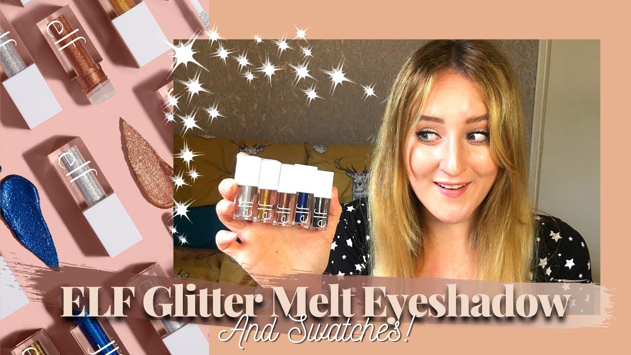 ELF GLITTER MELT EYESHADOWS AND SWATCHES HAUL AND REVIEW Milli