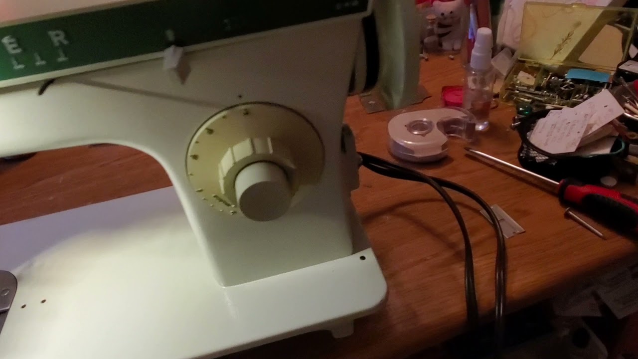 Singer 242 Sewing Machine Bobbin threading instructions YouTube
