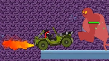 Stickman vs Zombies Update Chapter 5 Secret Lab level 31-40 | Zombie Boss