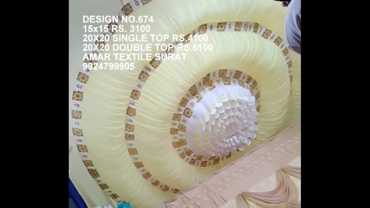 Get High-Quality Mandap Tent Fabrics & Wedding Decorations from AMAR TEXTILE 9924799905 WHATSAPP now