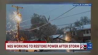 NES continues to work to restore power across Middle TN