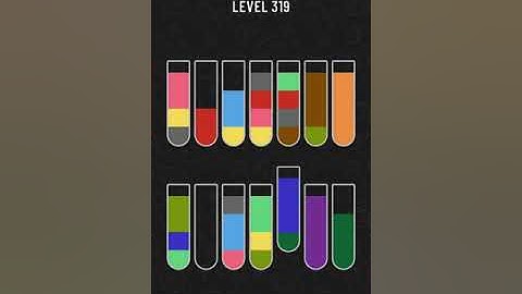 【Water Sort Puzzle】 Level 319