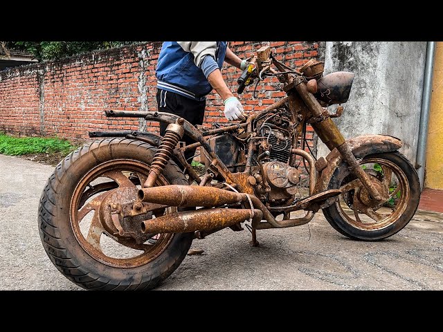 Ｒestoration Ｈａｒｌｅｙ davision built | Ｒestored dusty motocycle class=