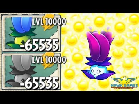 Plants vs Zombies 2 Moonflower Upgraded to Level 10000 PvZ2