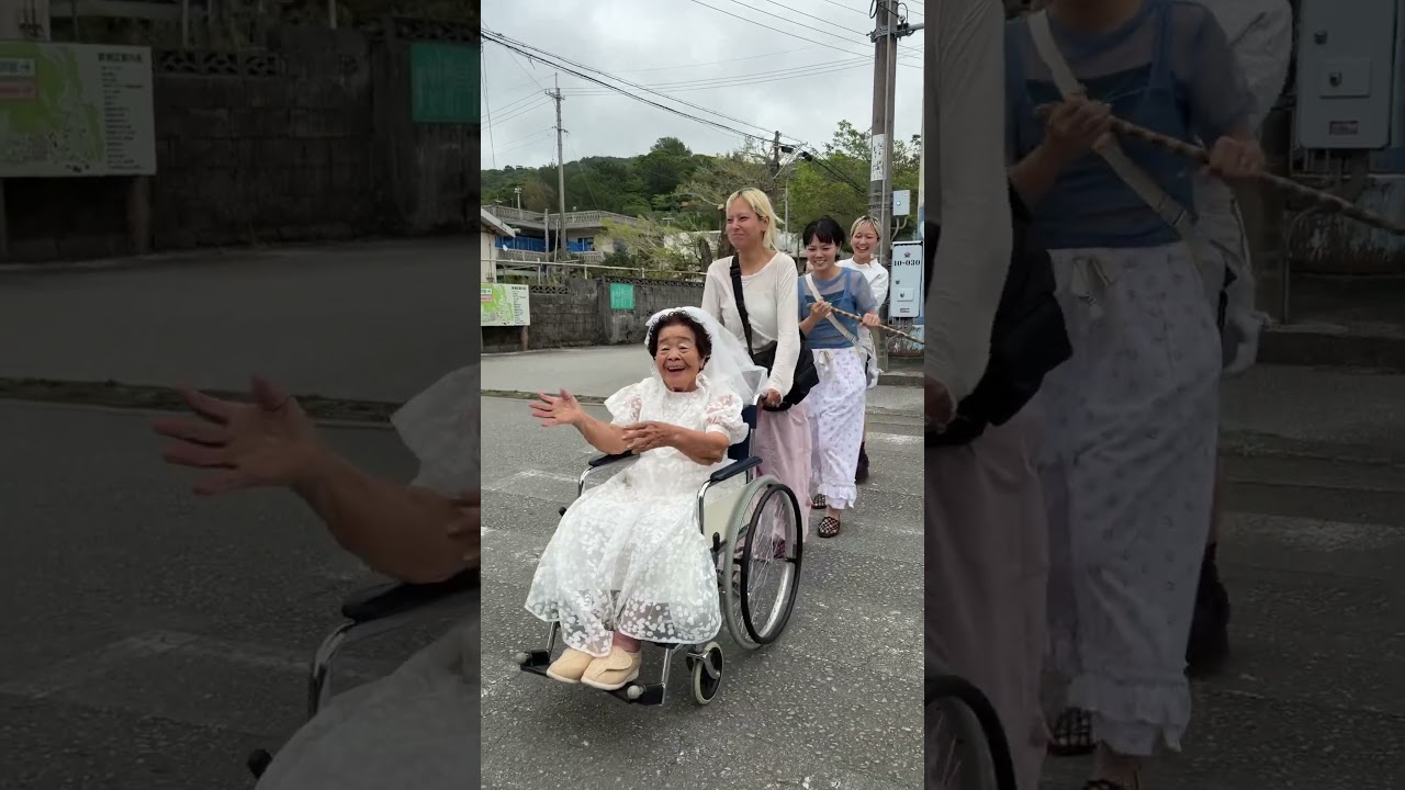 93才のおばあちゃんの喜びの舞い #夜の踊り子 #サカナクション #沖縄