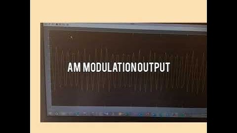 LAB 2 AMPLITUDE MODULATION