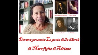 Devana presenta Le poete della libertà Barrett Browning Brontë Rossetti Dickinson di Mara di Adriana