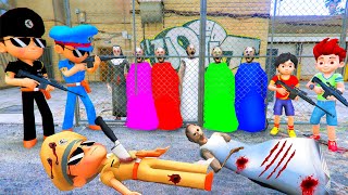 😭 GTA 5 : Little Singham Killed 10 Granny Nun Sambhala In Gta 5 | Gta 5 Gameplay