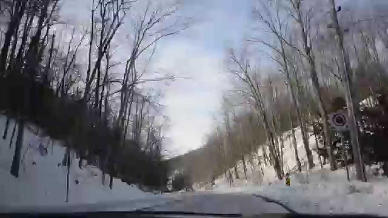 Winter drive Belfountain, Caledon. YouTube