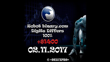 [REAL ACCOUNT] Automated Trading Binary.com Volatility (Digits Differs) +$1400 (02.11.2017)