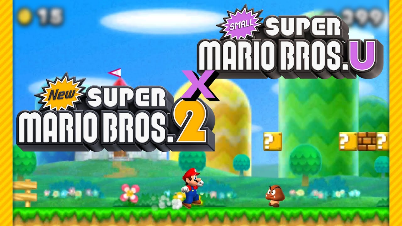 Small Super Mario Bros. U's first level remade in NSMB2