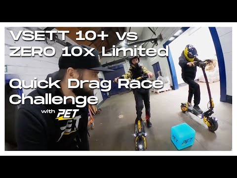 VSETT 10+ vs Zero 10X 60V vs Zero 10X Limited Quick Drag Race